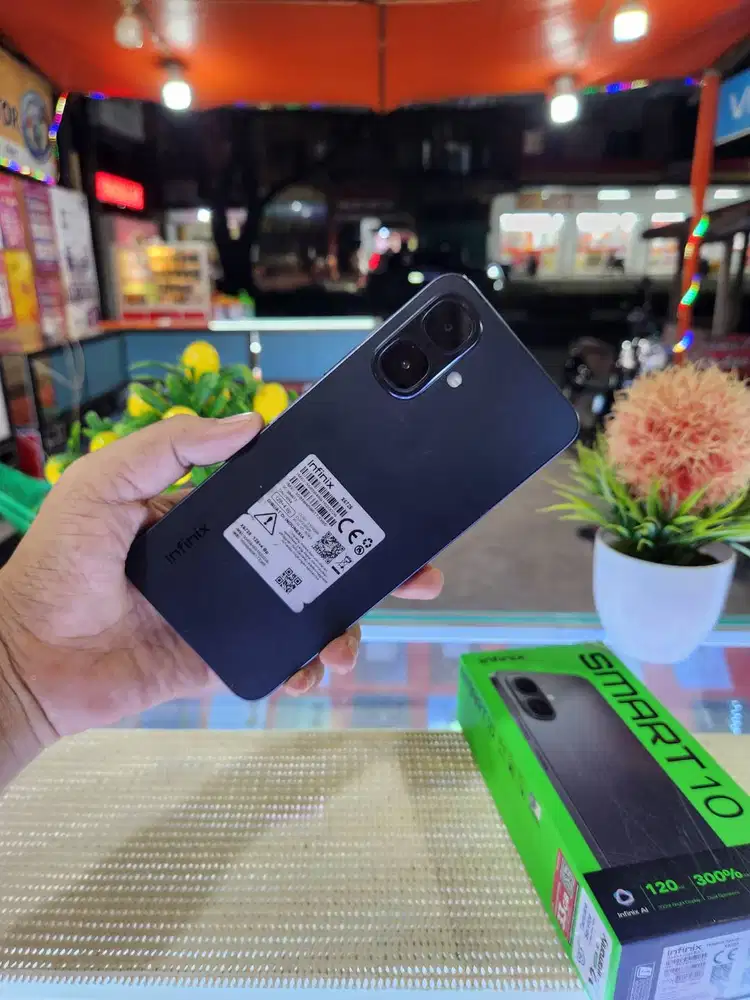 Infinix Smart 10 Ram (4+4) 8Gb/ 128Gb Fullset Mulus Ori 100% Like New