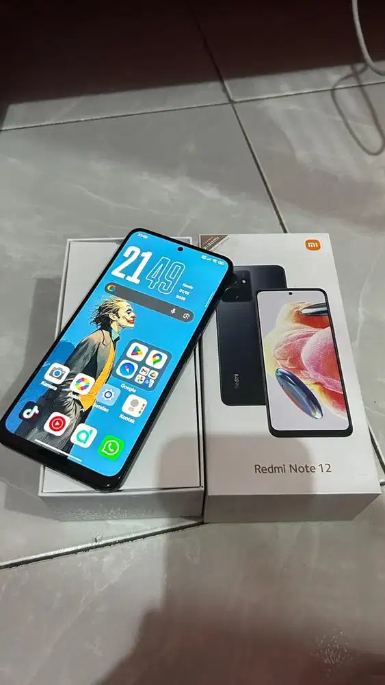 JUAL BU XIAOMI REDMI NOTE 12 4G 8/128 MULUS