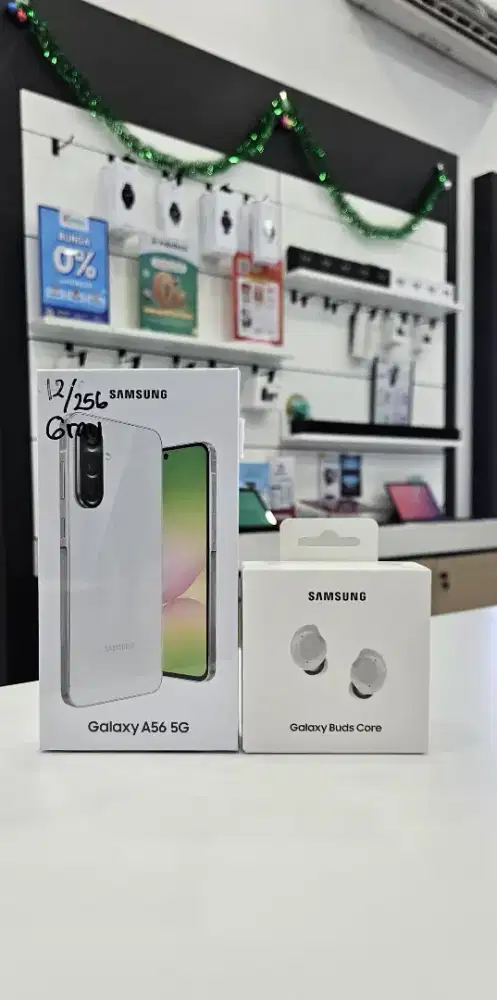 PROMO SAMSUNG A56 5G 12/256GB FREE SAMSUNG BUDS CORE