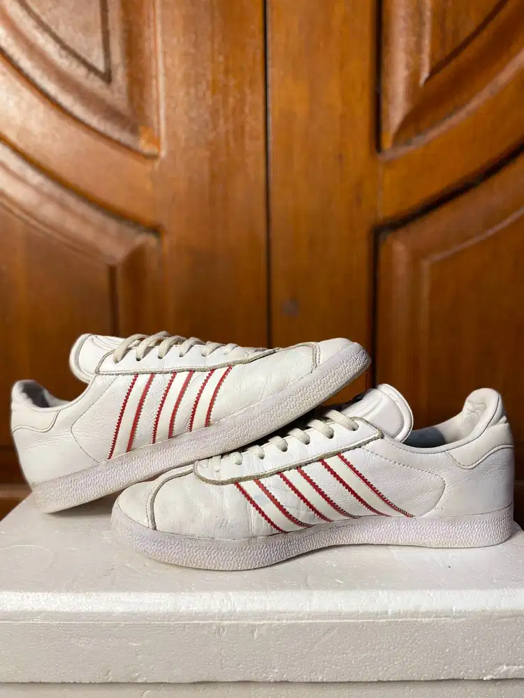 Adidas Gazelle White Team Power Red