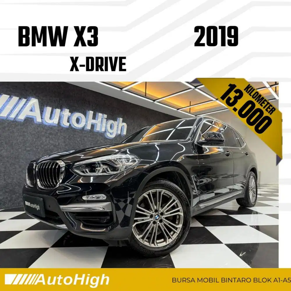 DP10% [Km13.000] X3 X-Drive AWD Luxury 2019 Black Reg 2020 #AUTOHIGH