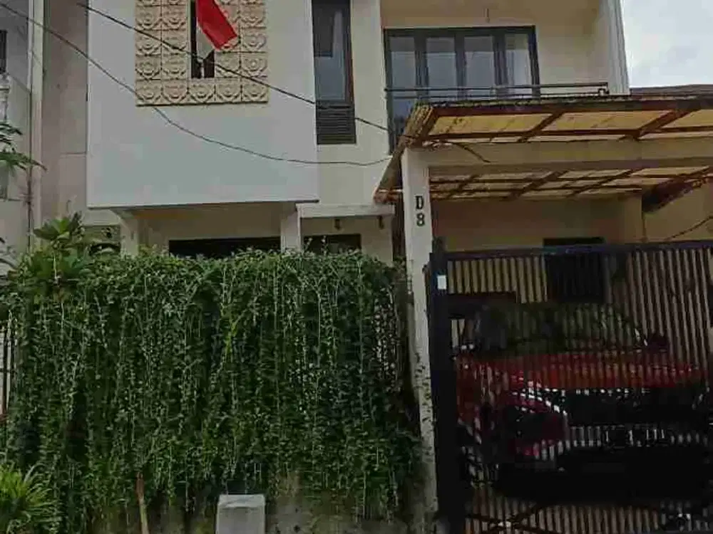 Disewakan Rumah 2 lt 8 x 18 m2 di Villa Kepala Dua lt 144 m2 lb 250 m2 ada 3+1 kt 3+1 km. hadap selatan,semi furniture, segara survei yuk sampai deal!