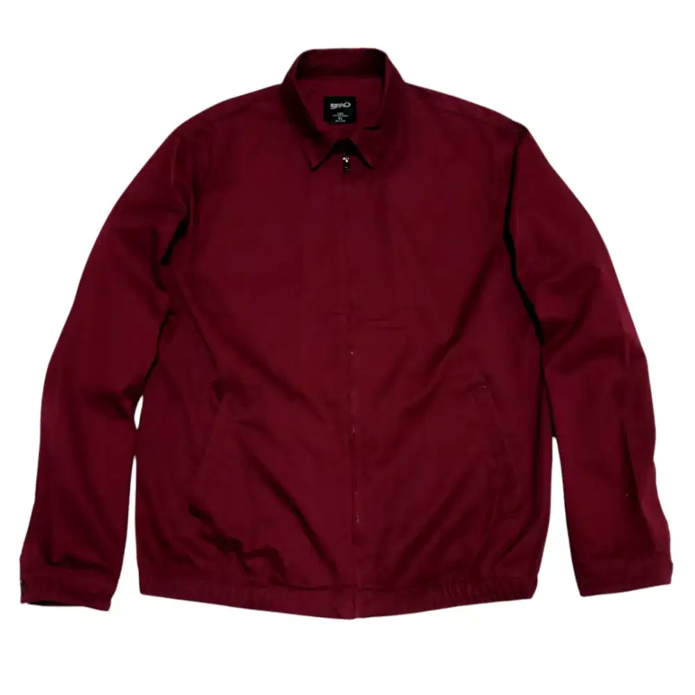 SPAO MAROON Canvas Casual Work Jacket