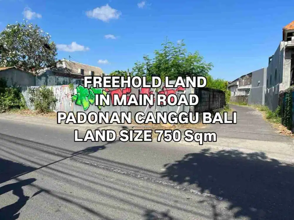 Tanah 400m dari Raya Canggu Kuta Utara Badung Bali