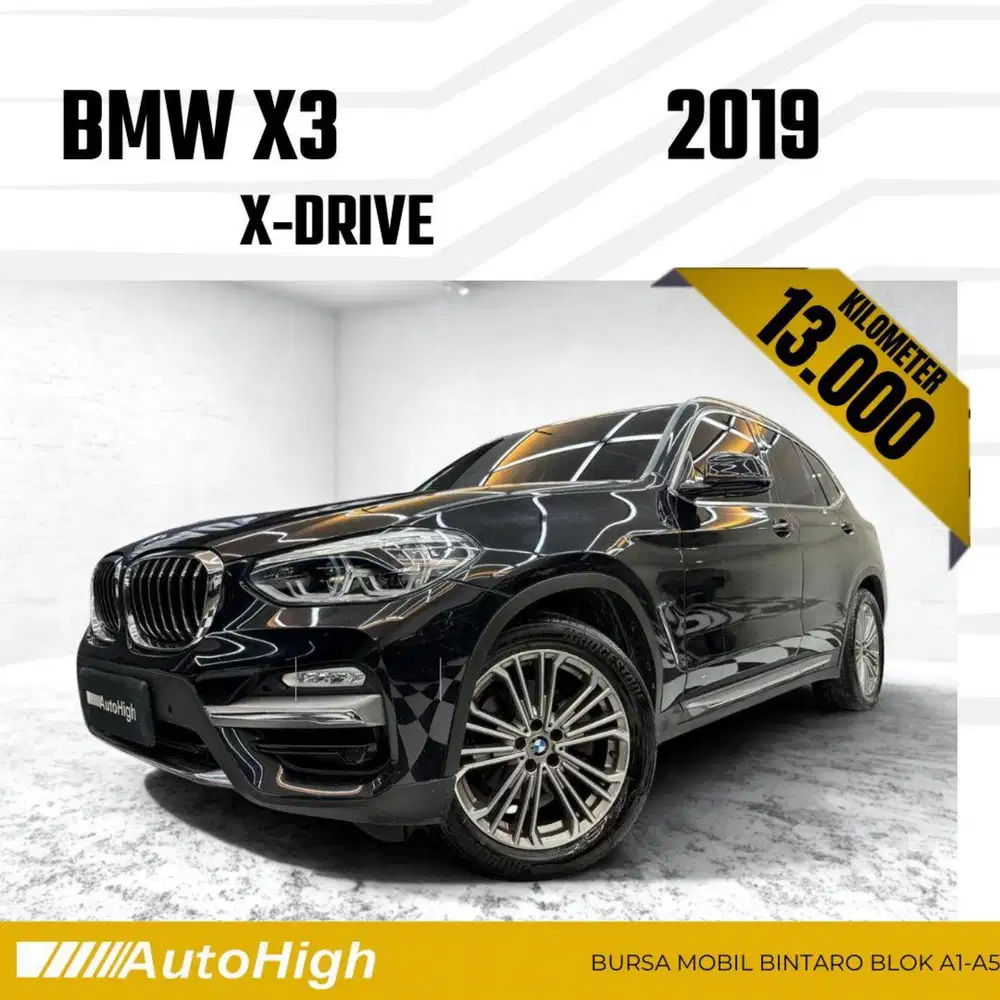 DP10% [Km13.000] X3 X-Drive AWD Luxury 2019 Black Reg 2020 #AUTOHIGH
