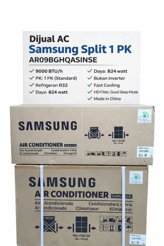 AC Samsung 1 PK Baru Belum Pernah Dipakai (Unit Only)