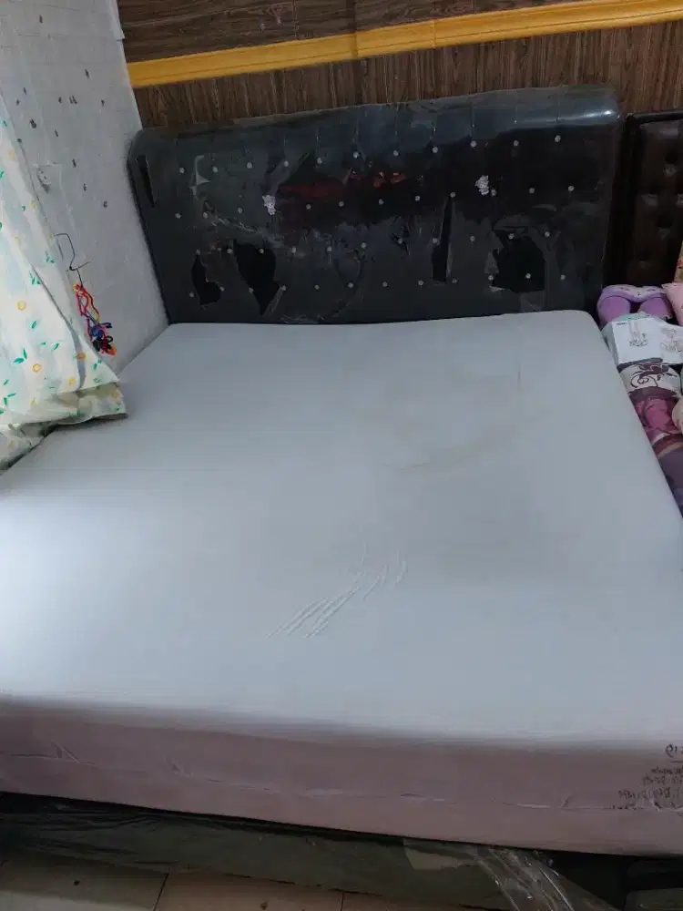 Kasur springbed set  6 kaki