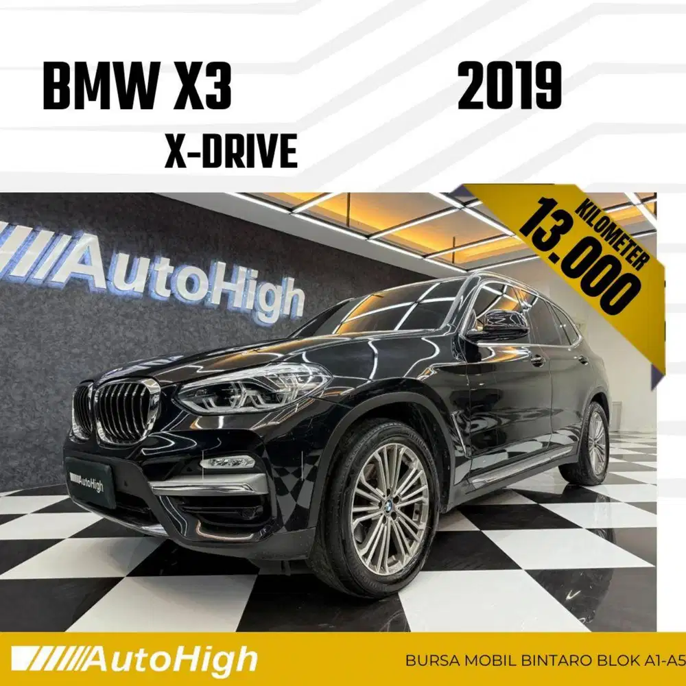 DP10% [Km13.000] X3 X-Drive AWD Luxury 2019 Black Reg 2021 #AUTOHIGH