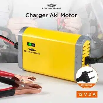 Charger Aki Motor Mobil Intelligent Battery Charger 12V 2A