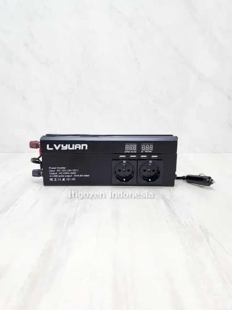 Preloved Power Inverter 2000W DC 12V ke AC 220V