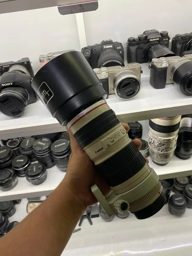 Lensa tele 70-200 F4 L series normal fokus akurat cepet