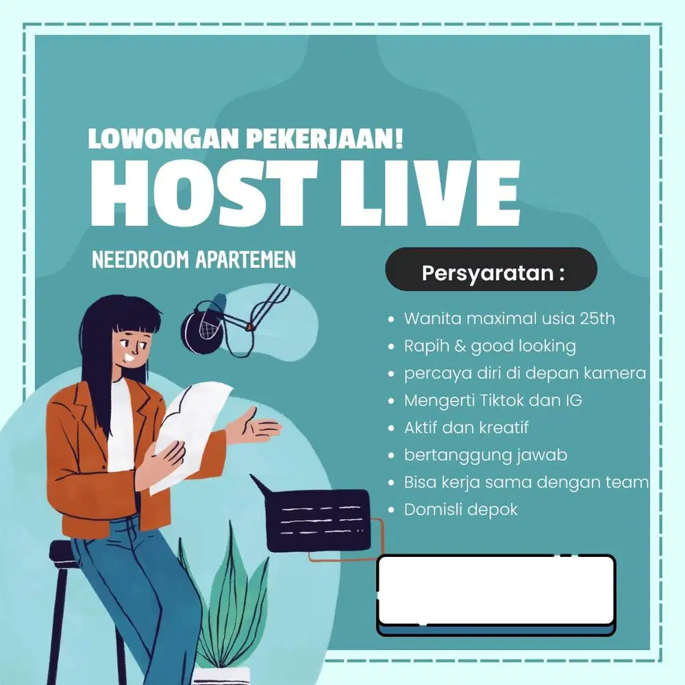 Konten kreator / host live