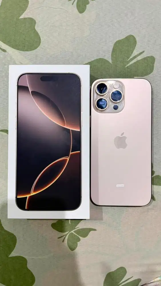 Dijual iphone 16 promax desert 256