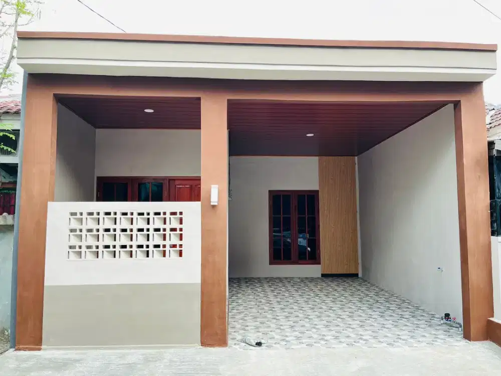 Rumah Hadap Utara 3 Mnt ke RS. Taman Harapan Baru SHM Siap KPR J-39883