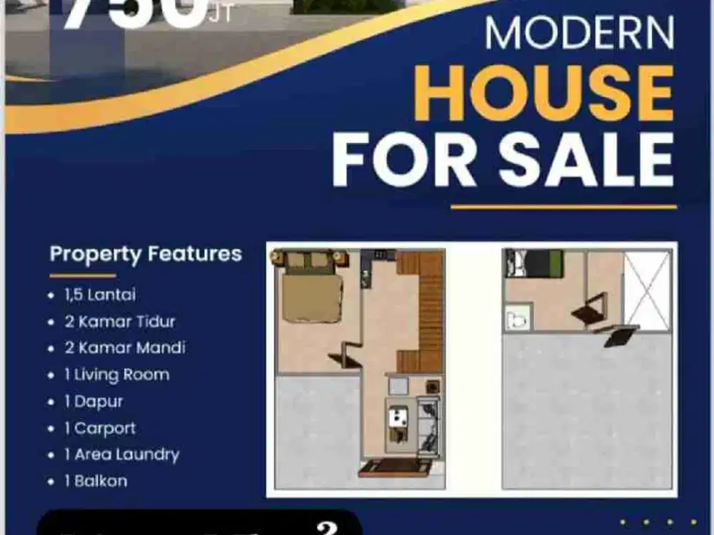 Rumah Minimalis Lokasi Strategis di Bintara