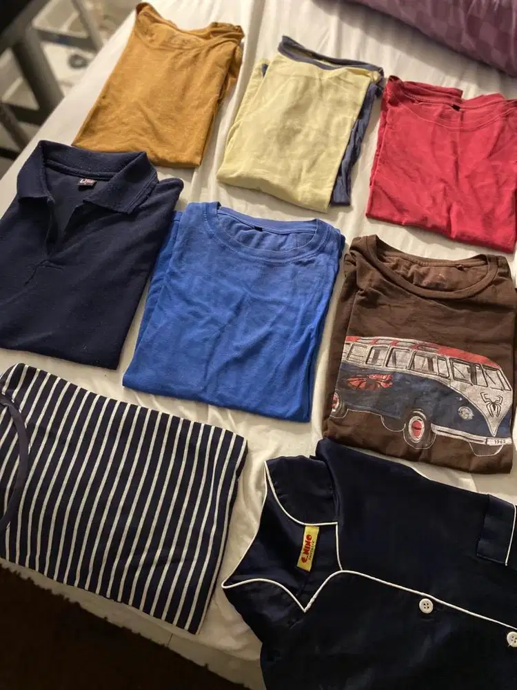 Baju kaos pria satu paket