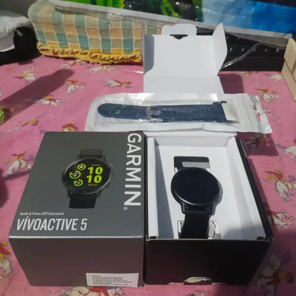 Garmin Vivoactive 5 Black GARANSI 2 TAHUN MULUS