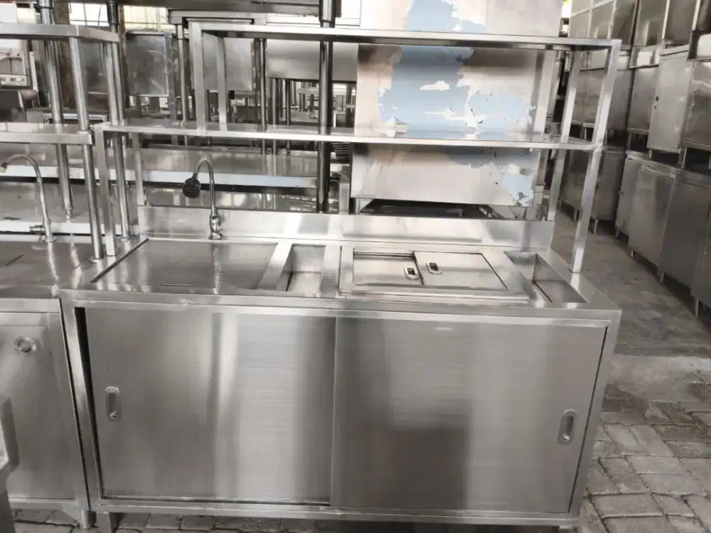 Sink ice been kabinet stainless