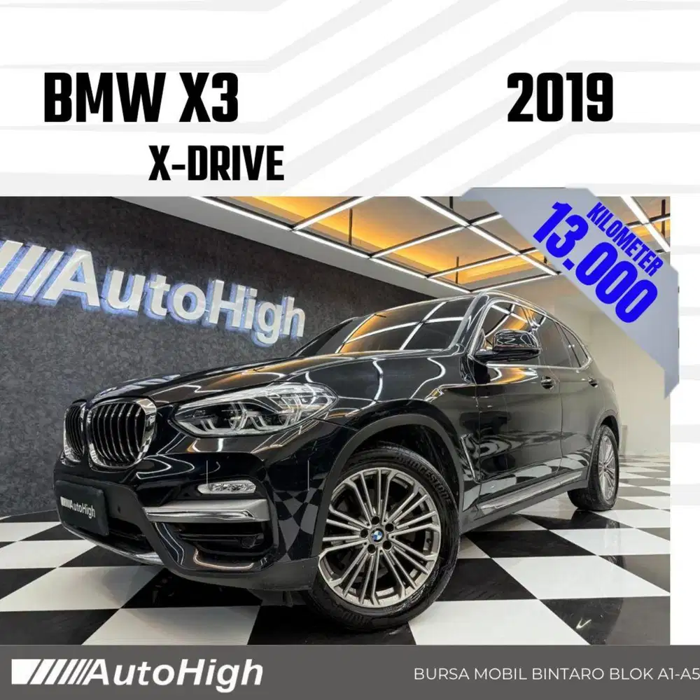 DP10% [Km13.000] X3 X-Drive AWD Luxury 2019 Black Reg 2021 #AUTOHIGH
