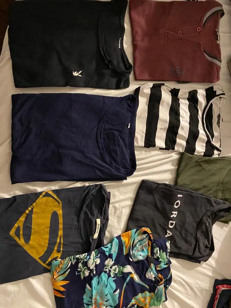 Baju kaos pria paketan ya