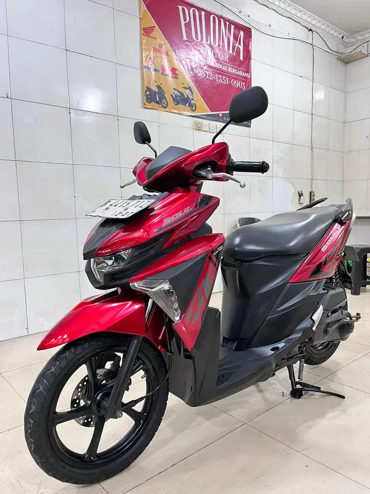 SOUL GT 125 2015 / 2016 GRESS MESIN HALUS BODY MULUS SURAT READY DKI