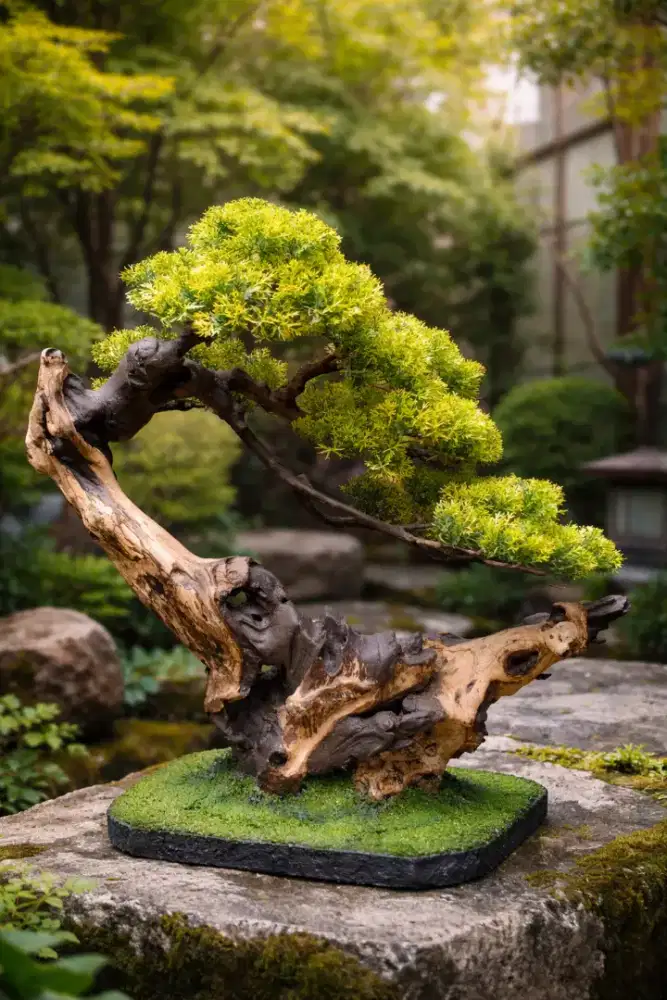 Bonsai artificial, hiasan indoor