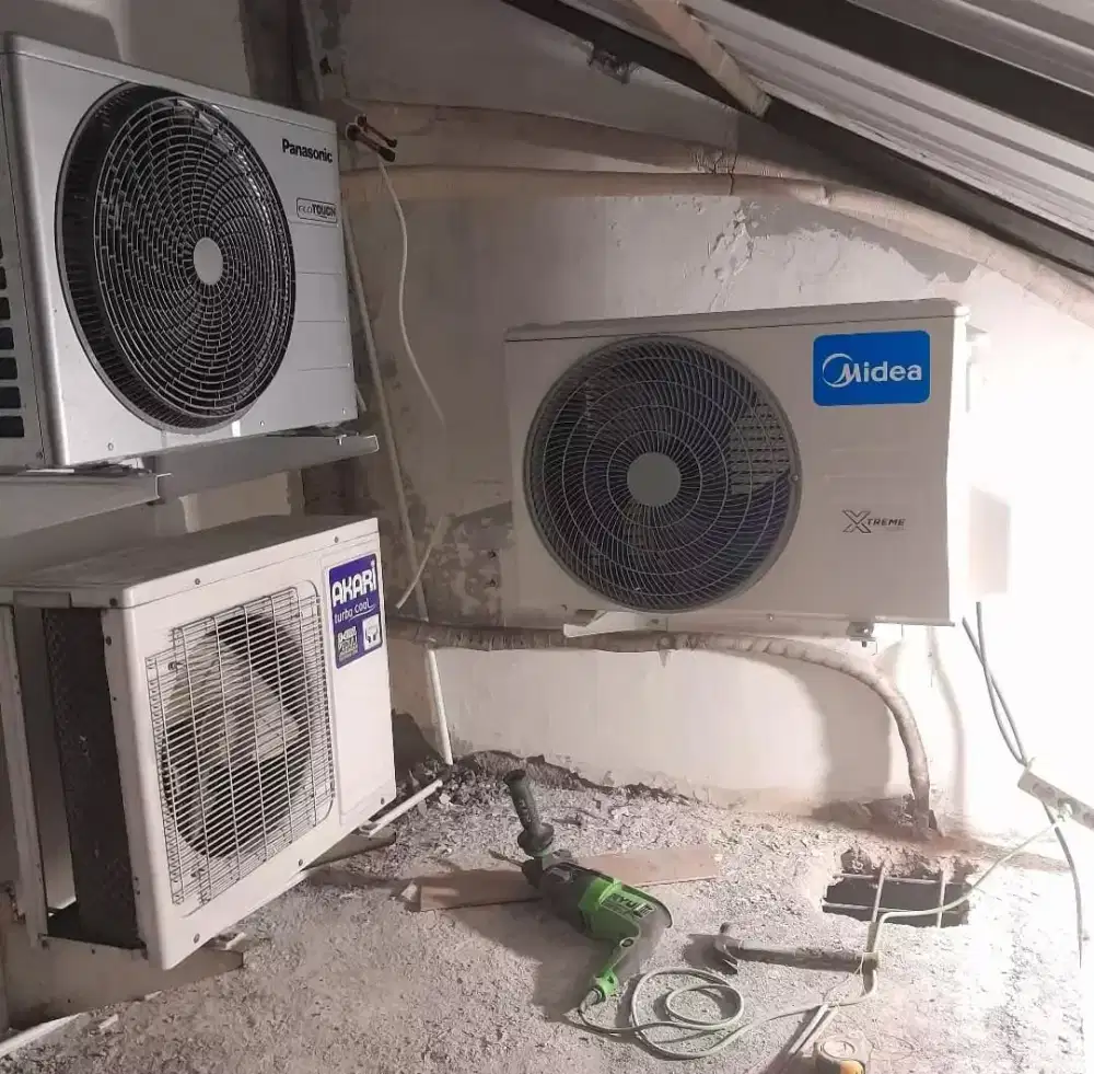 Service AC kulkas mesin cuci pompa air