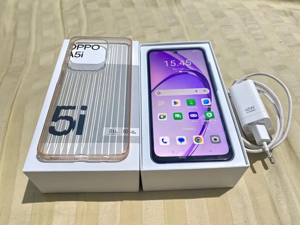 OPPO A5i LENGKAP 4+4/64 GARANSI ON PANJANG
