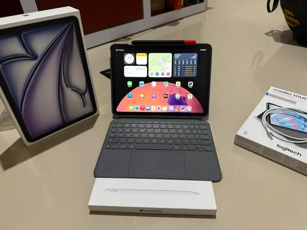 Paket Lengkap Ipad Air 11 Inch (M3) 128gb wifi only inter