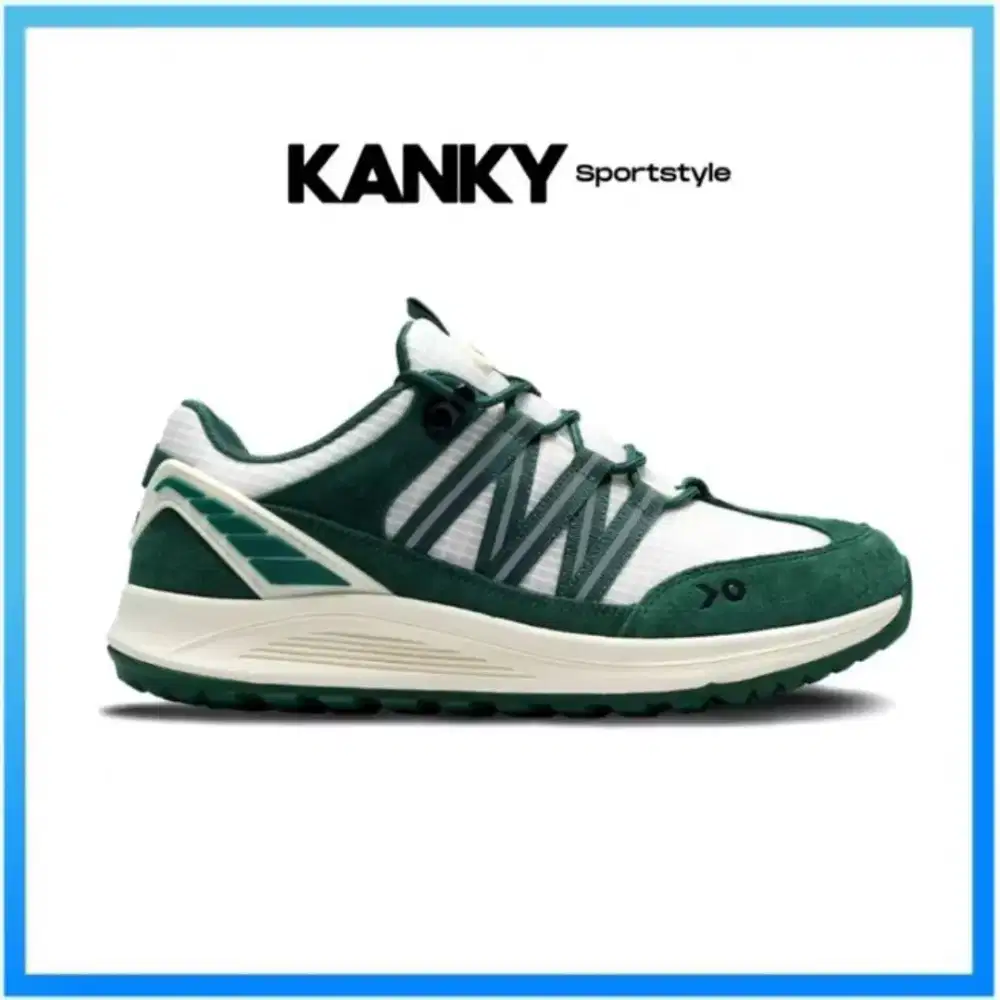 Kanky Story Kitadake - Sepatu Casual Sport Style Pria Size 42 (Hijau)