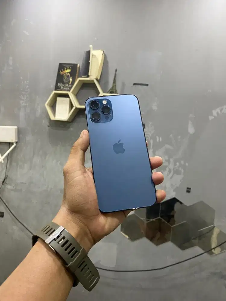 Iphone 12 Promax 128Gb All Operator Fullset Mulus nominus