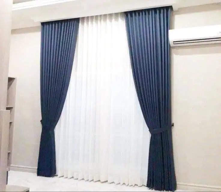 Termurah Gorden Blackout Pasang Skat Klinik Hordeng Gordyn Vitrase