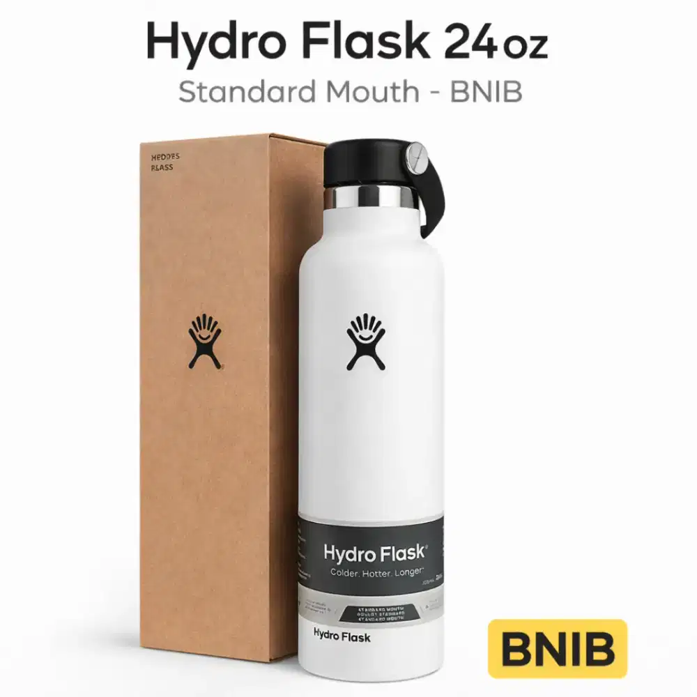 Hydro Flask 24oz White Original | BNIB