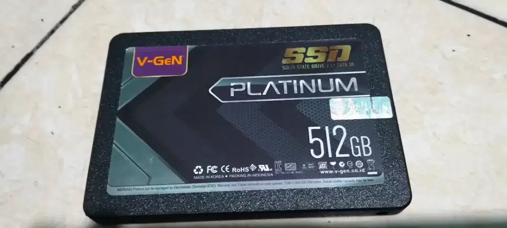 Ssd V-Gen platinum 512gb