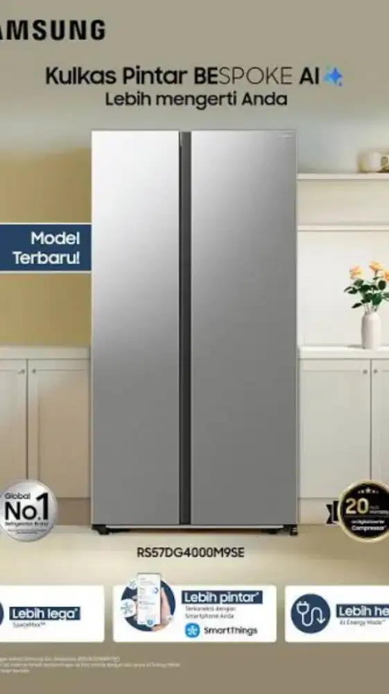 SIDE BY SIDE SAMSUNG NEW BESPOKE