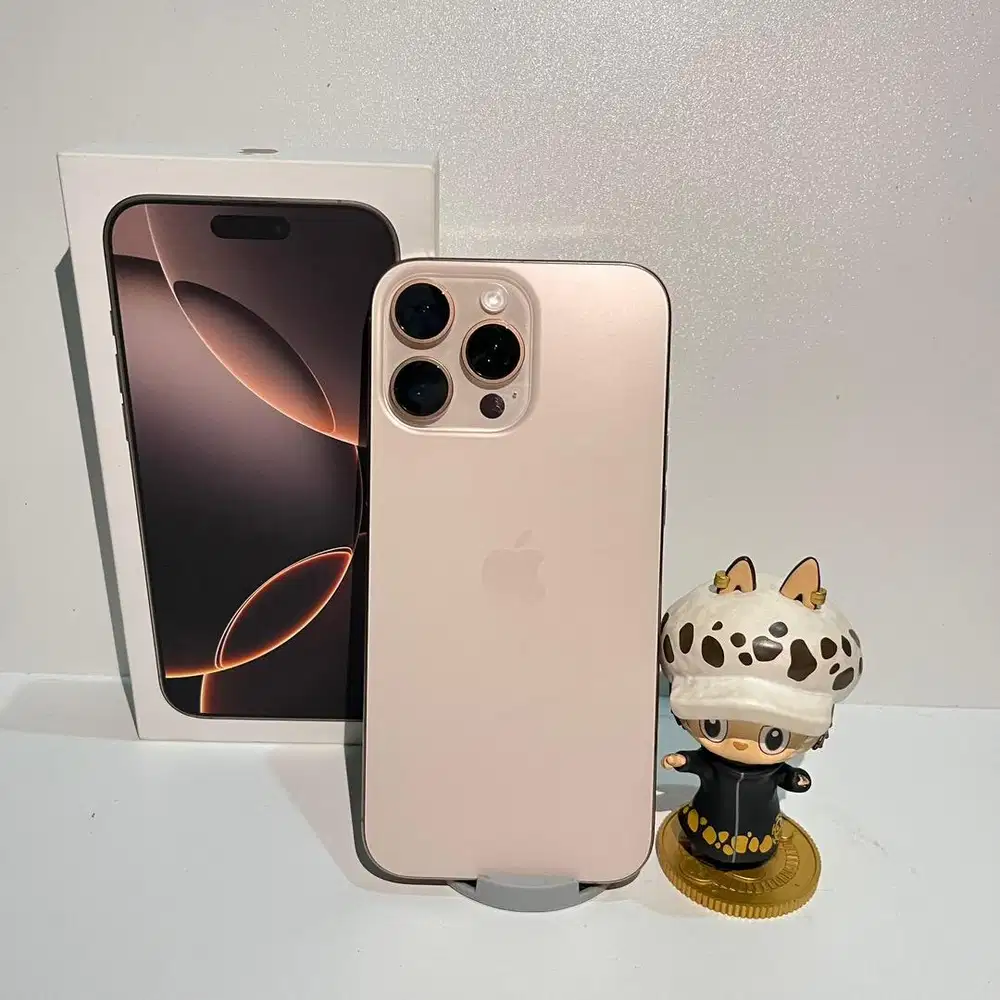 Iphone 16 Promax 256gb ibox desert titanium garansi on sept2026