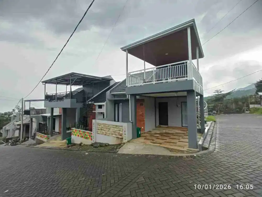 villa nyaman dan aman view pegunungan