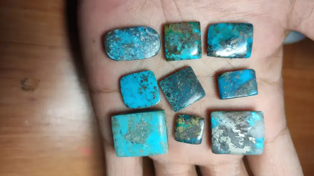 Borongan pirus Persia 9 pcs