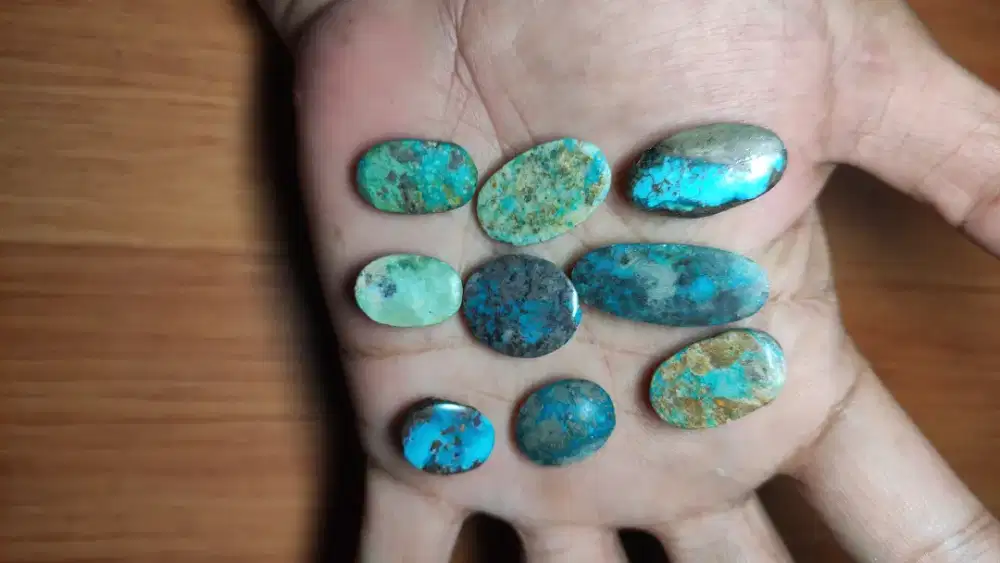 Borongan pirus Persia 9 pcs