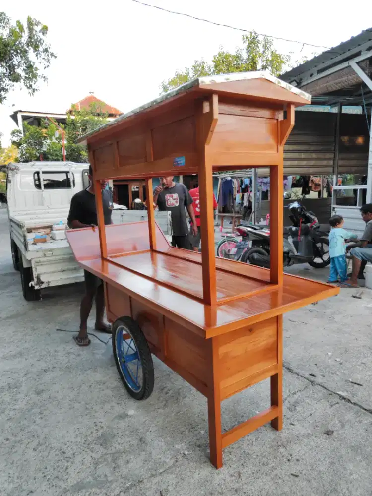 Jual Gerobak Angkringan, Bakso, Mie Ayam, Bubur, Sate, Soto, Pecel dll
