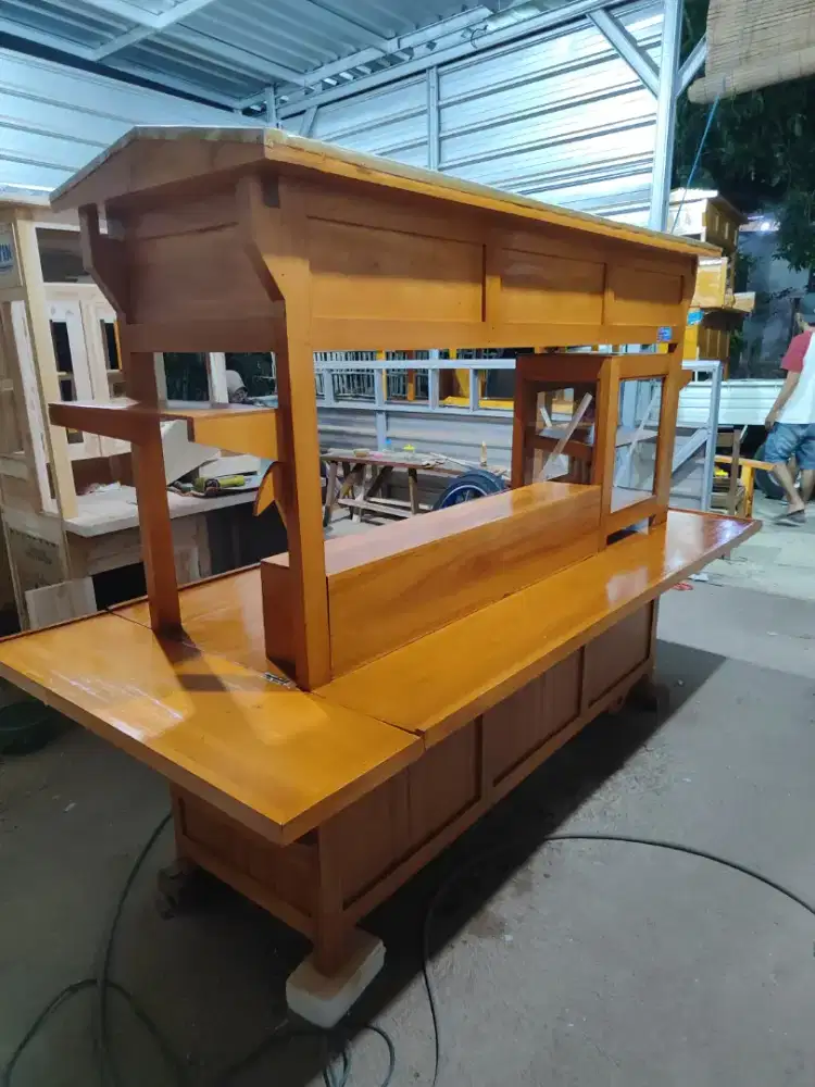 Jual Gerobak Angkringan, Bakso, Mie Ayam, Bubur, Sate, Soto, Pecel dll