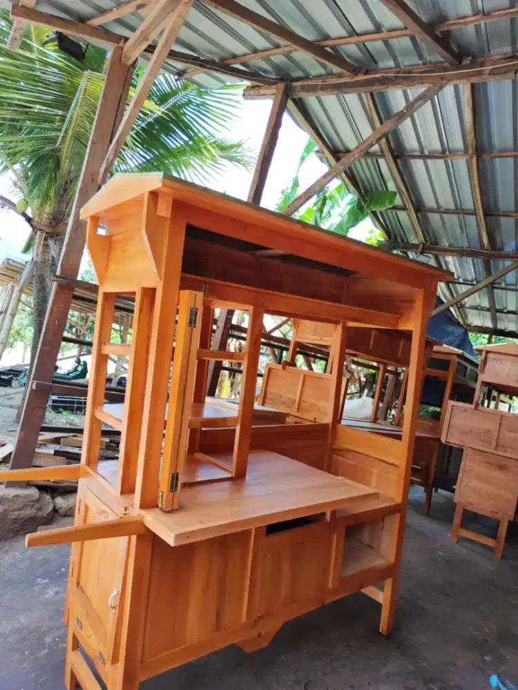 Jual Gerobak Angkringan, Bakso, Mie Ayam, Bubur, Sate, Soto, Pecel dll