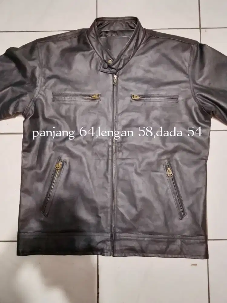 Jaket kulit sapi halus