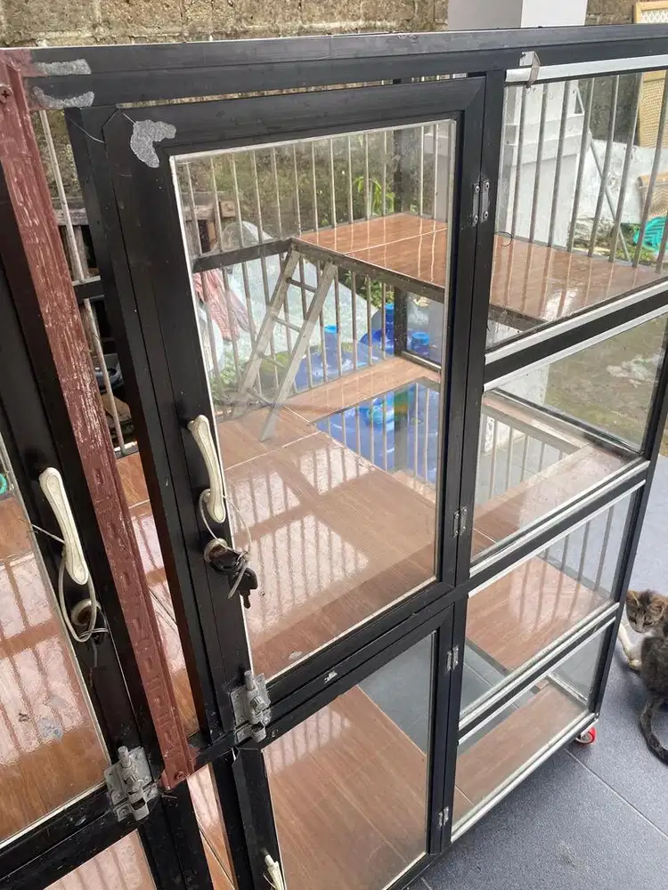 Kandang kucing alumunium