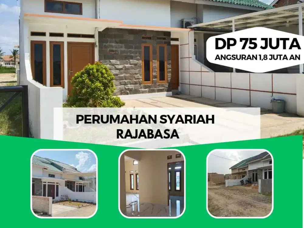 tanpa bank, perumahan syariah rajabasa  bandar lampung