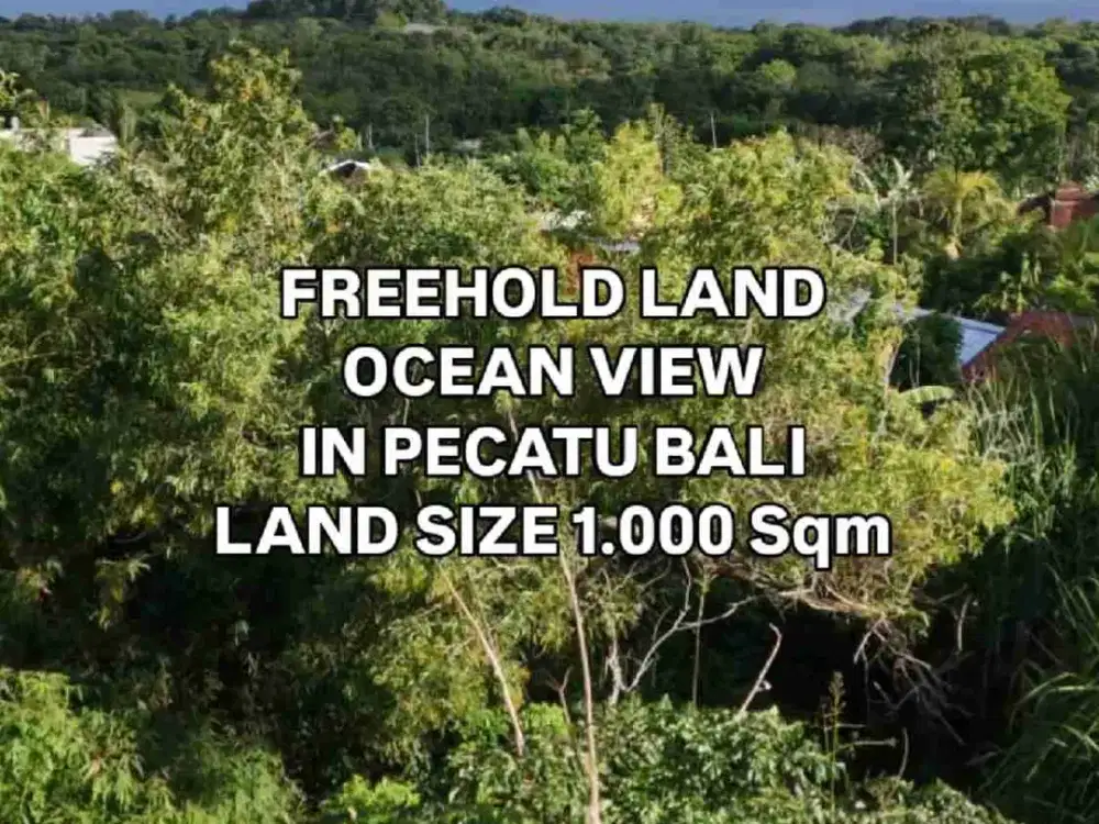 Tanah Ocean View dari lantai 2 di Pecatu Badung Bali
