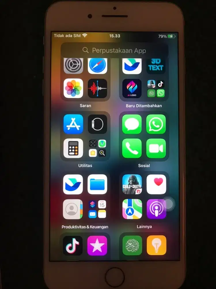 Iphone 7 plus 128gb mulus, Lengkap