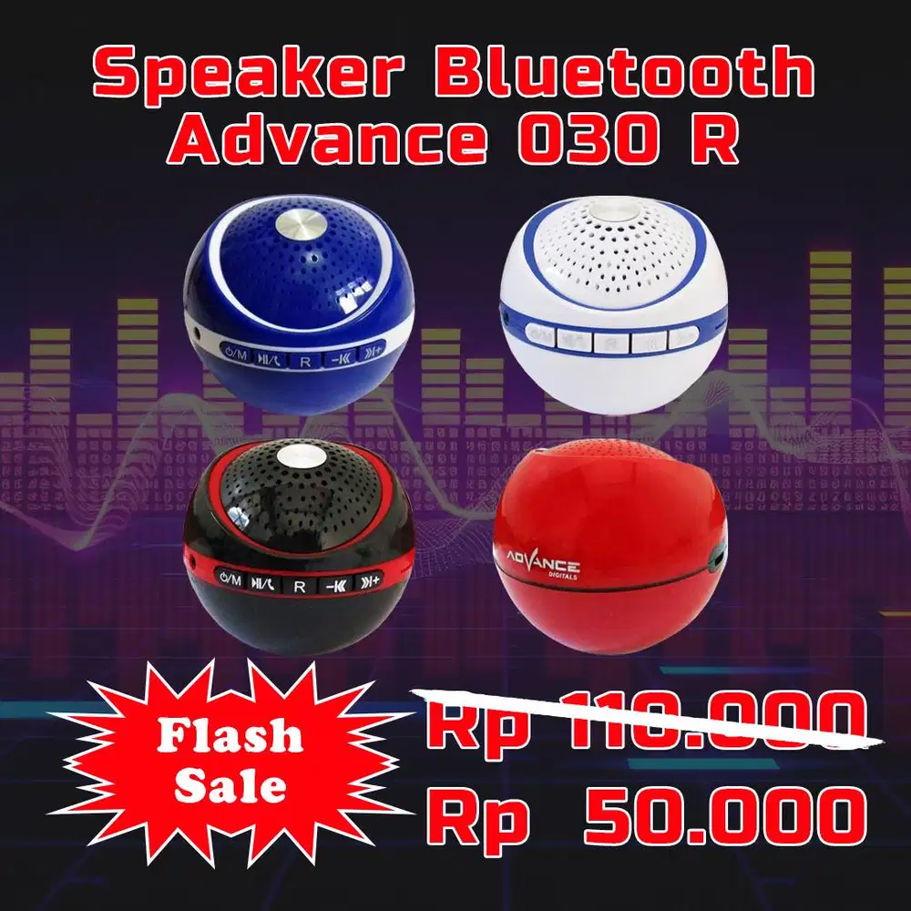Flash Sale - Speaker Bluetooth Advance 030 R