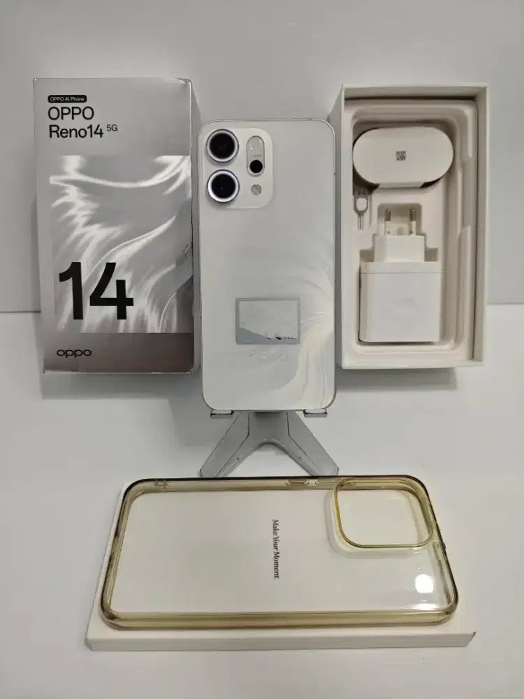 Oppo Reno 14 5G 8+8/256 Gb Likenew 98% Resmi On 30 Ags 26 bisa TT/BT