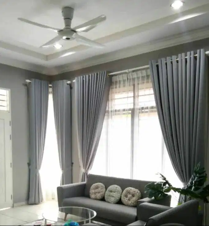 COD Pasang Tirai Gorden Jendela Gordyn Mewah Hordeng Terbaru Murah